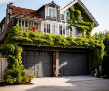 new Double garage door